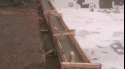 Yüzme Havuzu Yan Setler Kalıp Içi Beton Dökümü