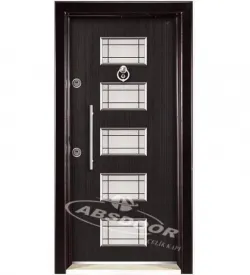 Abs Door 1437 Kabartma Laminoks Serisi Çelik Kapı