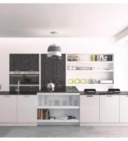 Beyaz Damla Membran Mutfak Dolabı