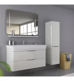 Fasalis Tam Çekmeceli Banyo Dolabı