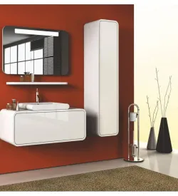 Frigya Camlı Ve Boy Dolaplı Lüks Banyo Dolabı