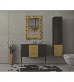 Göçek Boy Dolaplı Lüks Banyo Dolabı