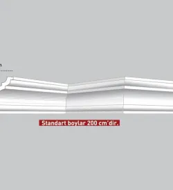 Model 02 115Cm Düz Stropiyer Kartonpiyer