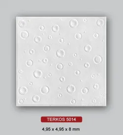 Terkos 50X50 Damla Desenli Tavan Dekoru