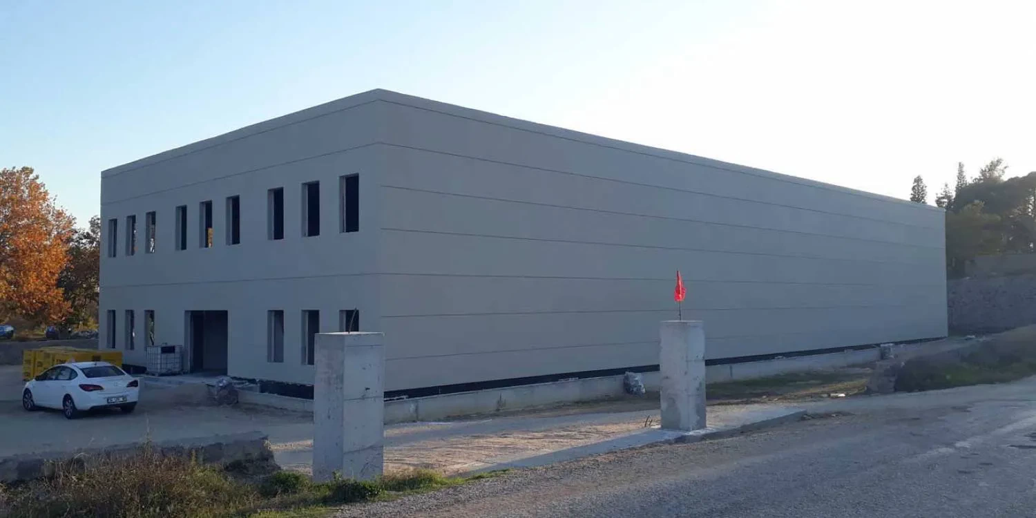 Çanakkale Ezine Zeytin Fabrikası İç Cephe Ve Dış Cephe Komple