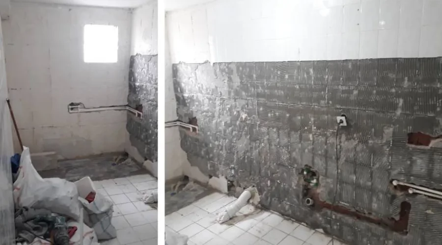 Fayanslarının Temizlenip Tesisat Yerlerinin Ayarlanması