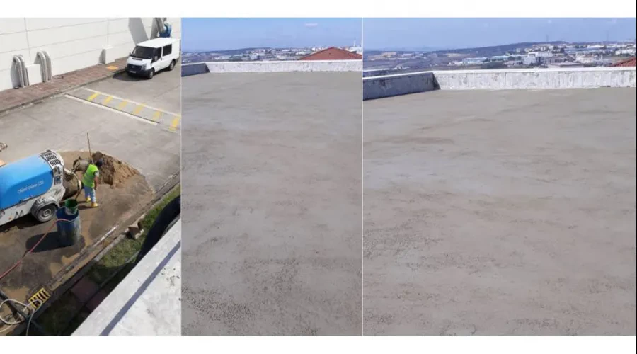 Hadımköy İntermat Çatı Şap Atımı Ve İzolasyon