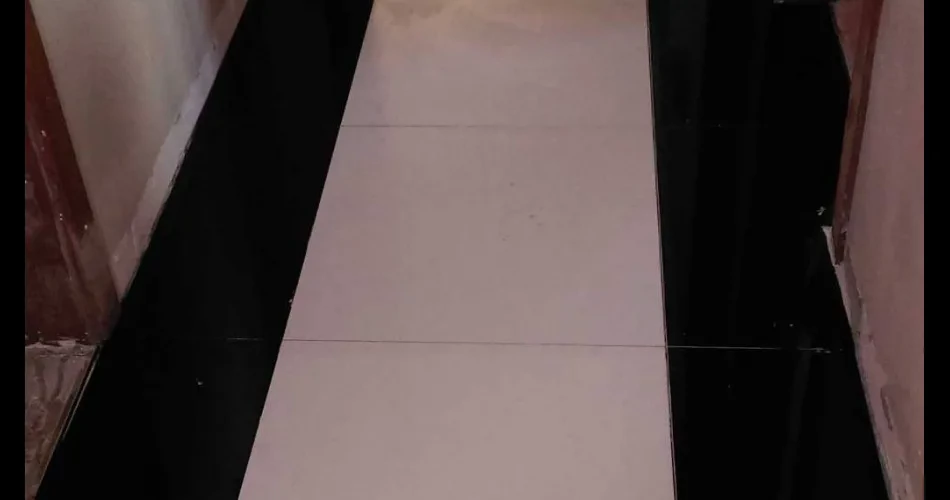 Koridor Bordürlü Granit Uygulaması