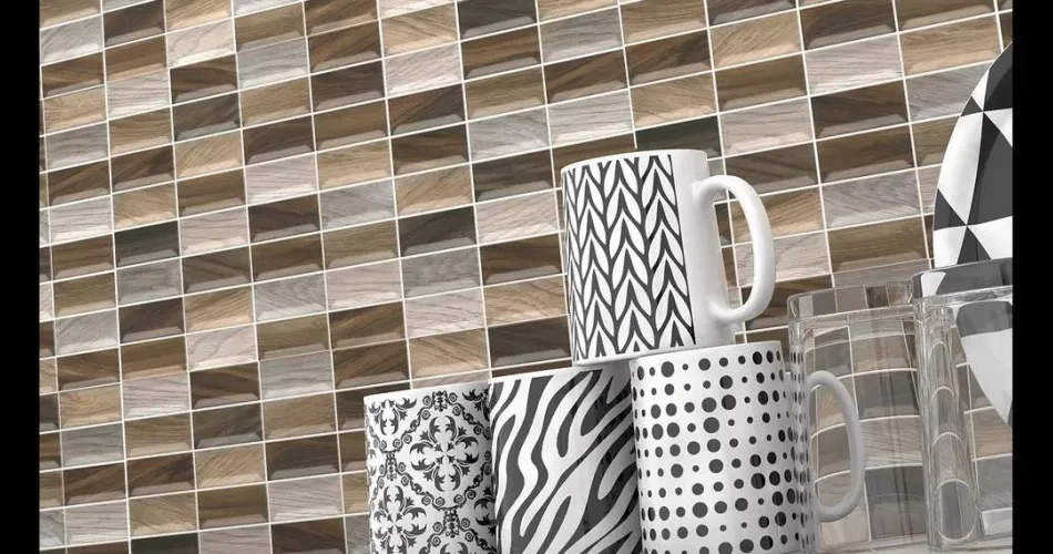 Wood Mutfak Tezgah Arası Seramik Uygulaması